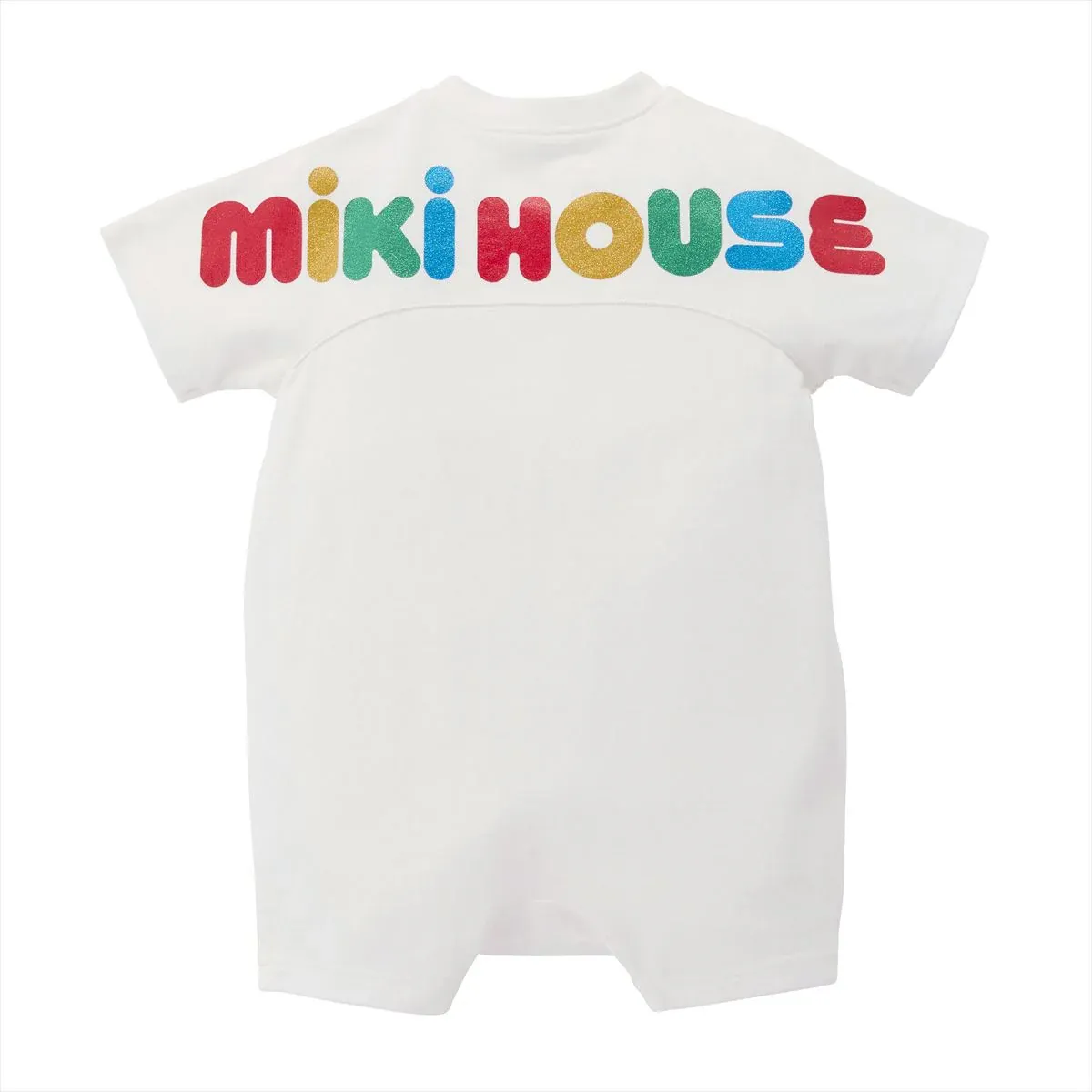 Short Sparkle Back Logo Rompers