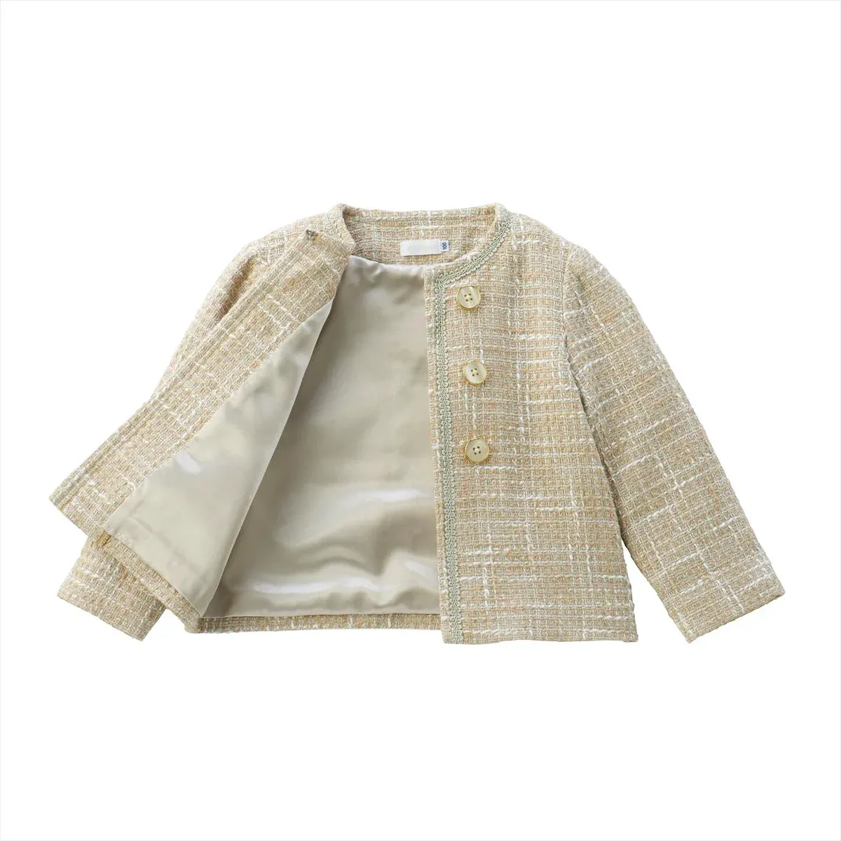 Cropped Tweed Jacket - Image 3