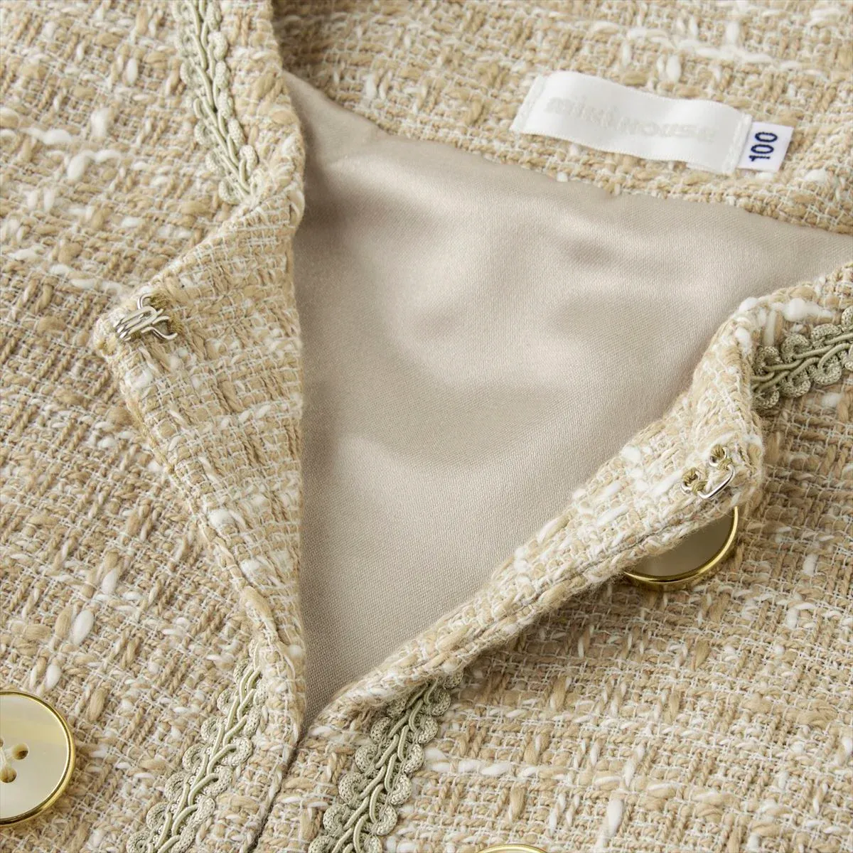 Cropped Tweed Jacket - Image 6
