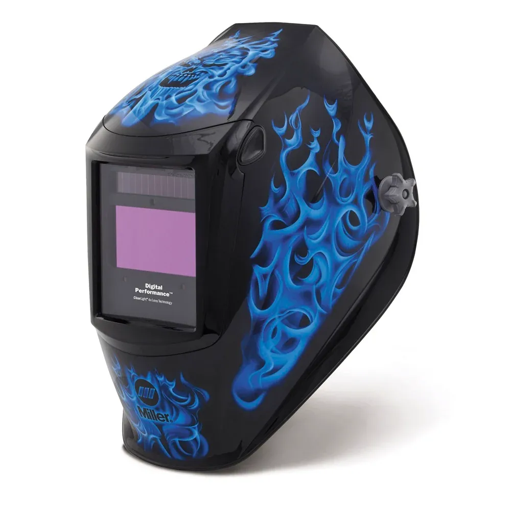 Miller Digital Performance Welding Helmet, Blue Rage, Clearlight 4x - Image 3