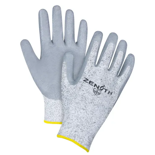 Cut Resistant Gloves - Grey HPPE Nitrile-Coated - 12 Pack - A2, Level 3 - Image 5