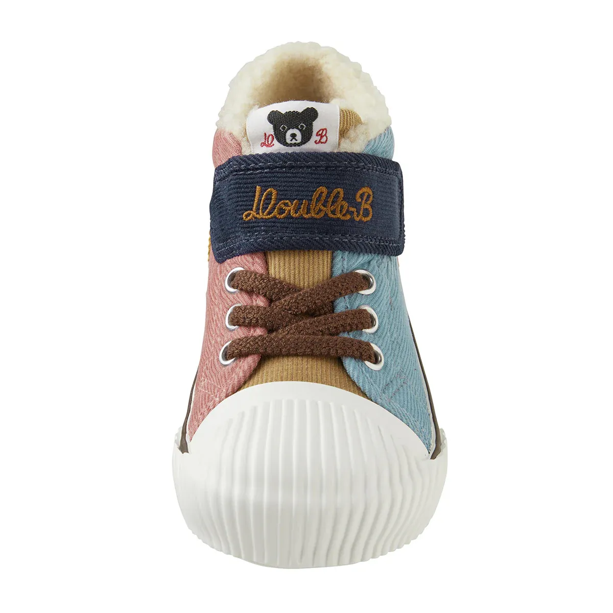 DOUBLE_B Corduroy-Meets-Texture Sneakers for Kids - Image 6