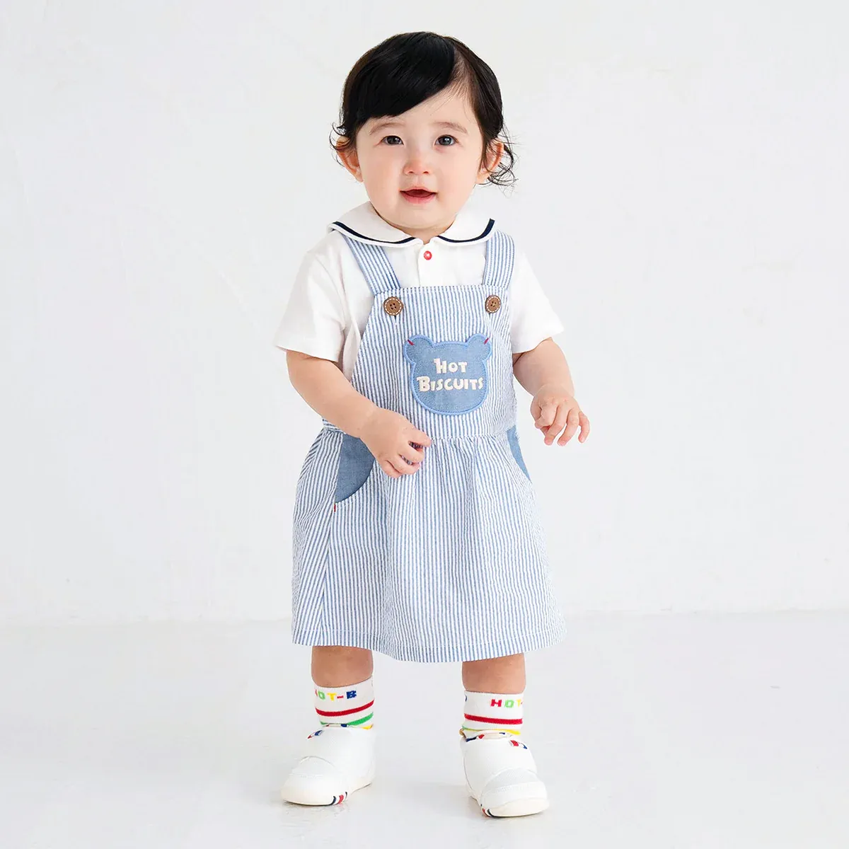 Beary Blue Jumper Dress - Image 2