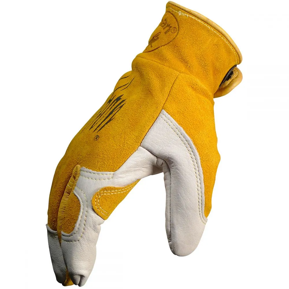 Caiman 1828 Low Cuff Cow Grain TIG Gloves - Image 2