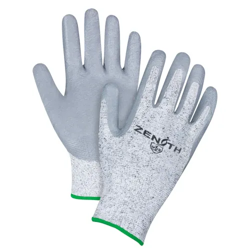 Cut Resistant Gloves - Grey HPPE Nitrile-Coated - 12 Pack - A2, Level 3 - Image 2