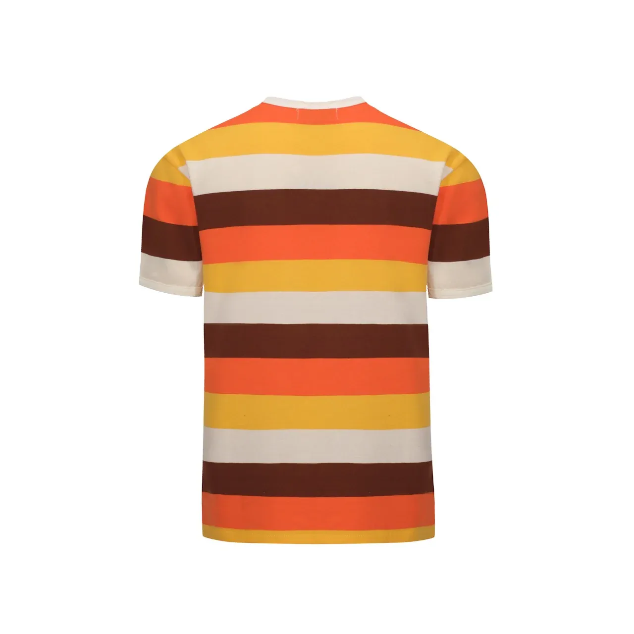 Men's Retro Sunset Stripe Tee – 1970s Vintage Style - Image 8
