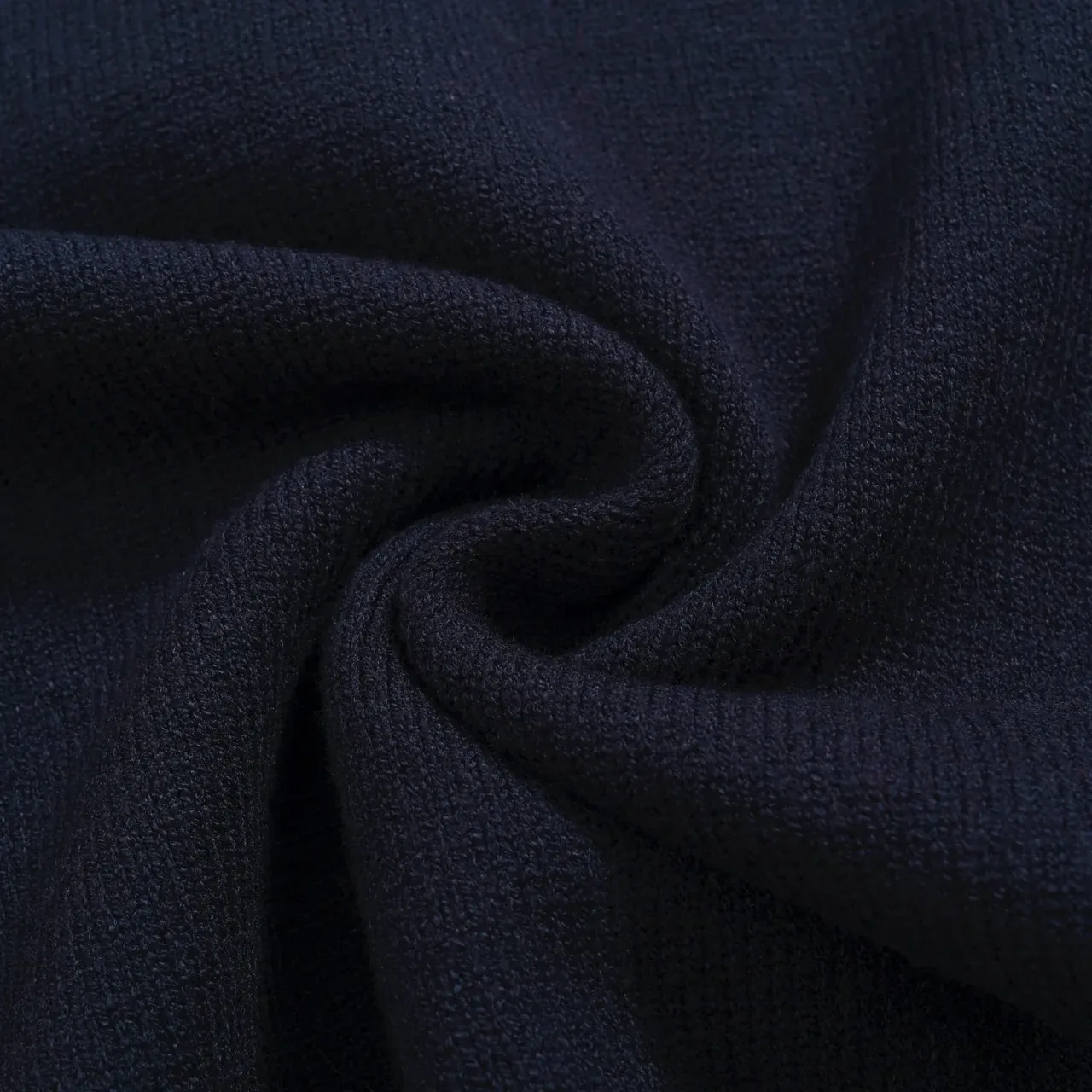 Men’s Colorblock Knit Sweater – Red, Navy & White Stripe Detail - Image 8