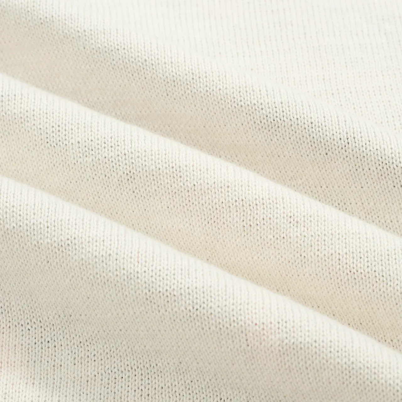 Men’s Abstract Face Art Knitwear – Cream - Image 9