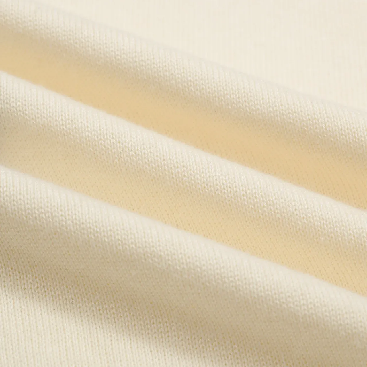 Men's Retro Knit Polo – Vintage Cream Button-Up with Bulldog Graphic - Image 9