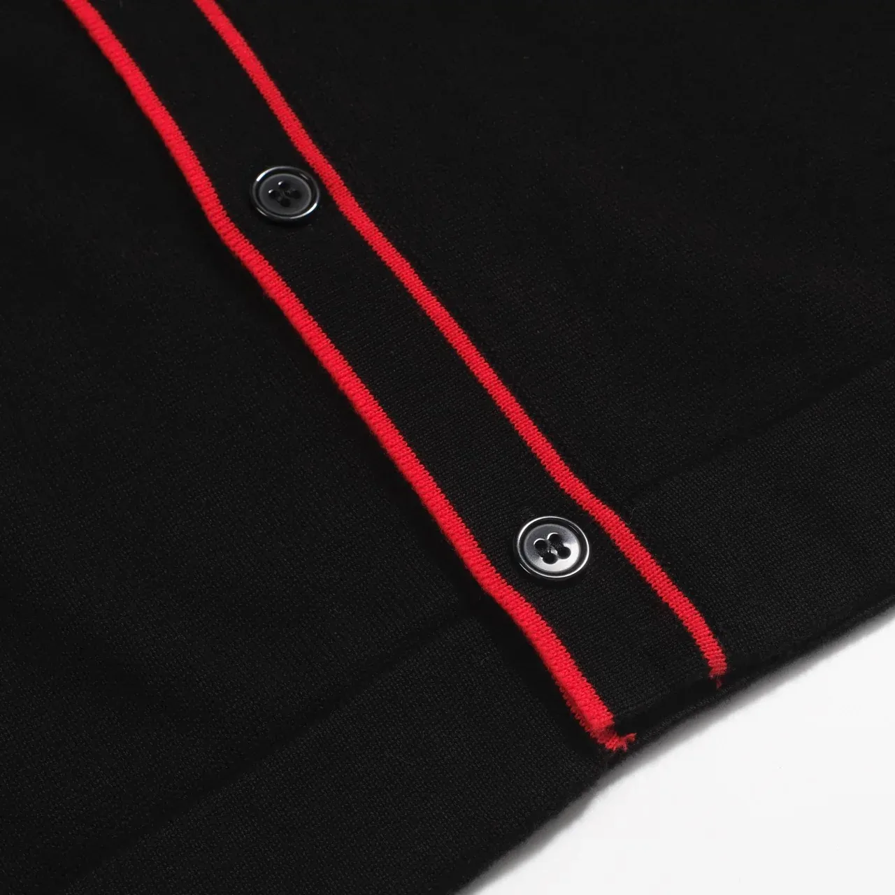 Men's black pocket knit cardigan - Image 8