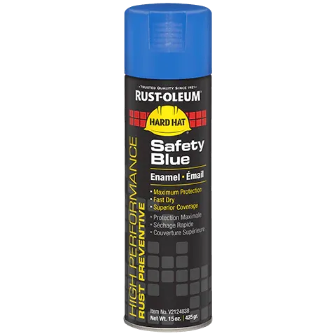 Rust-Oleum V2124838 Safety Blue Hard Hat Enamel Spray Paint