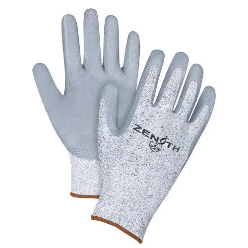 Cut Resistant Gloves - Grey HPPE Nitrile-Coated - 12 Pack - A2, Level 3 - Image 3