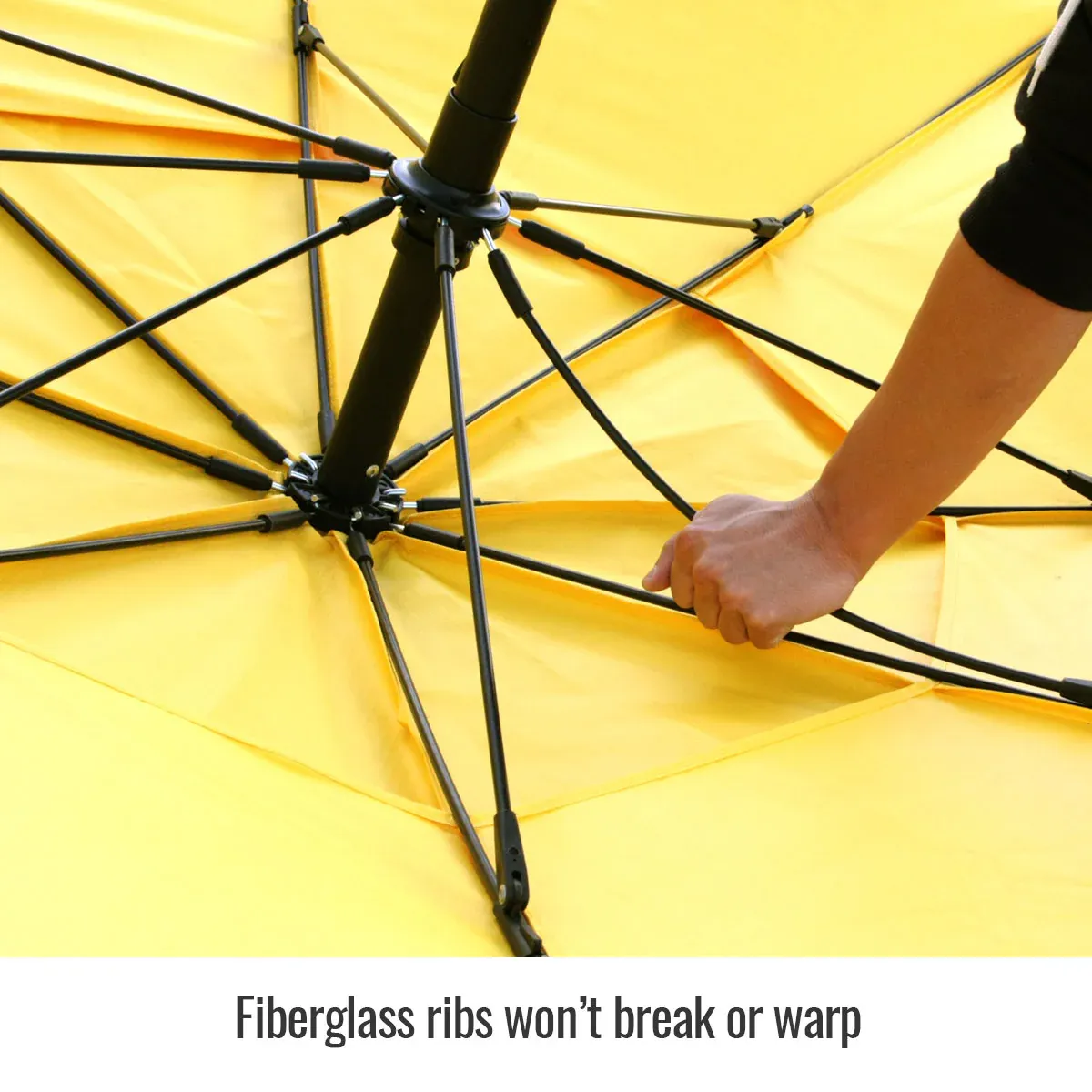 Black Stallion UB150 FR Industrial Umbrella and Tripod Stand Combo - Image 3